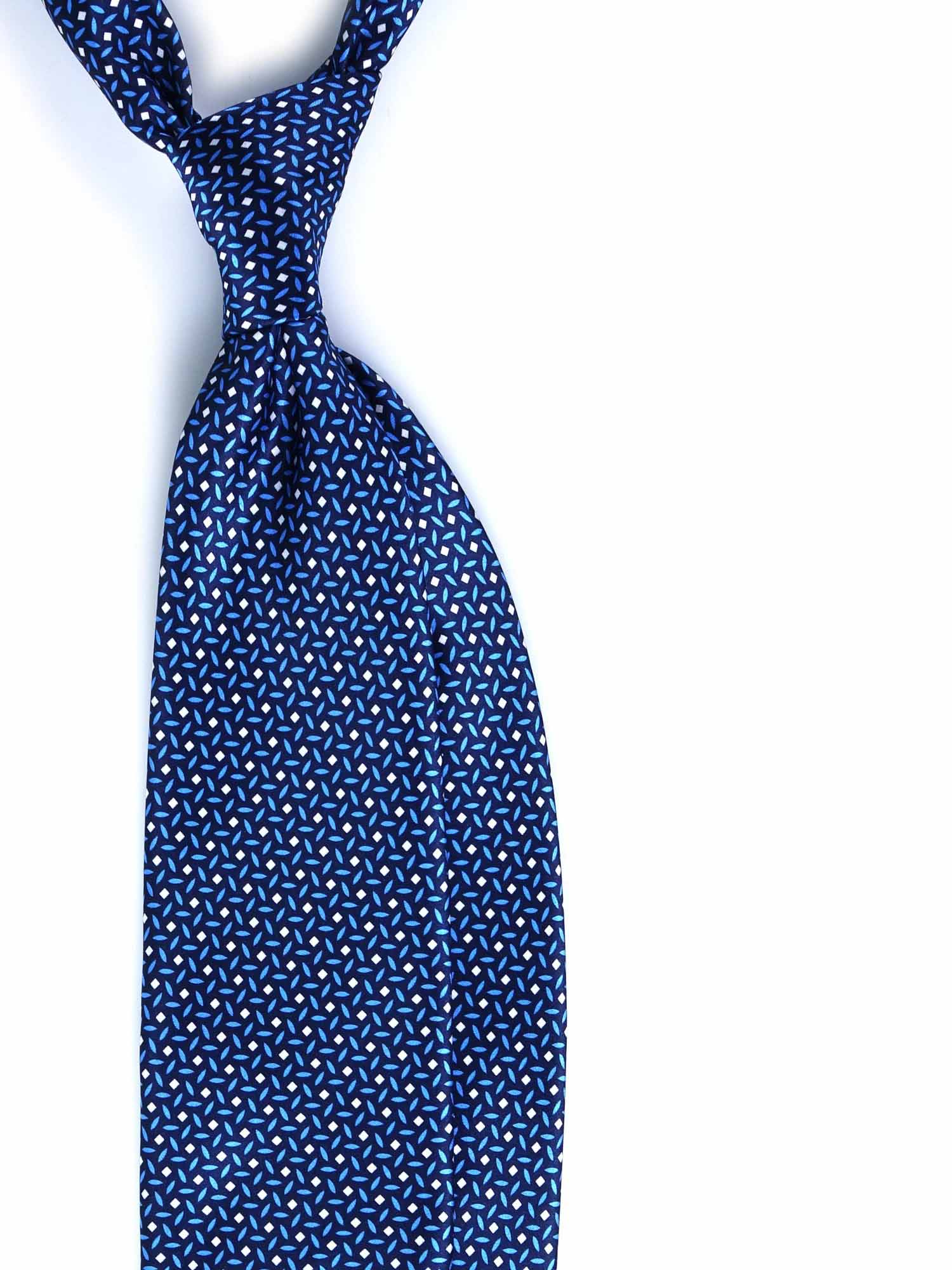R2 - Dark blue and Blue Stars Tie - Satin Silk