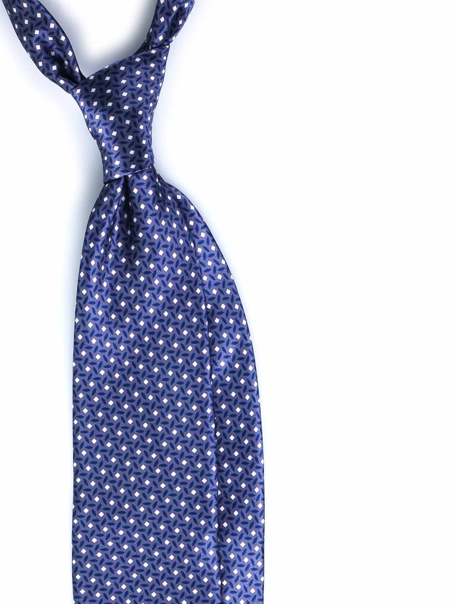R4 - Dark Grey and Blue Stars Tie - Satin Silk